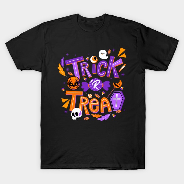 Trick Or Treat T-Shirt by KDNJ